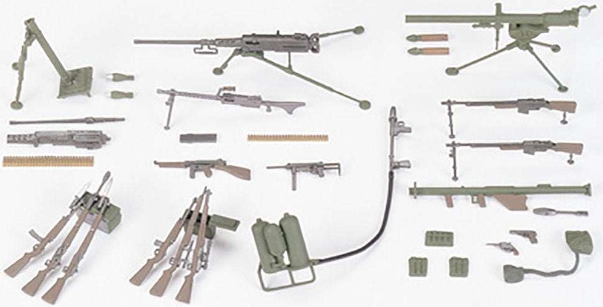 Tamiya 	U.S. Infantry Weapons Set + Ammo by Mig lijm