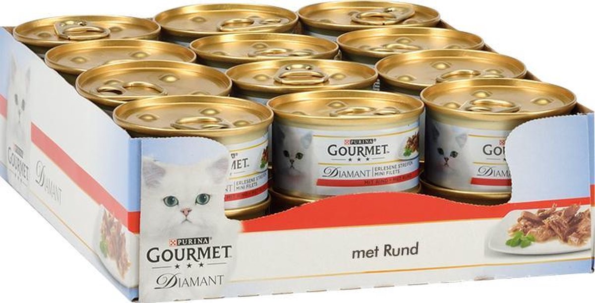 Gourmet Diamant Rund 85 gr - 24 st