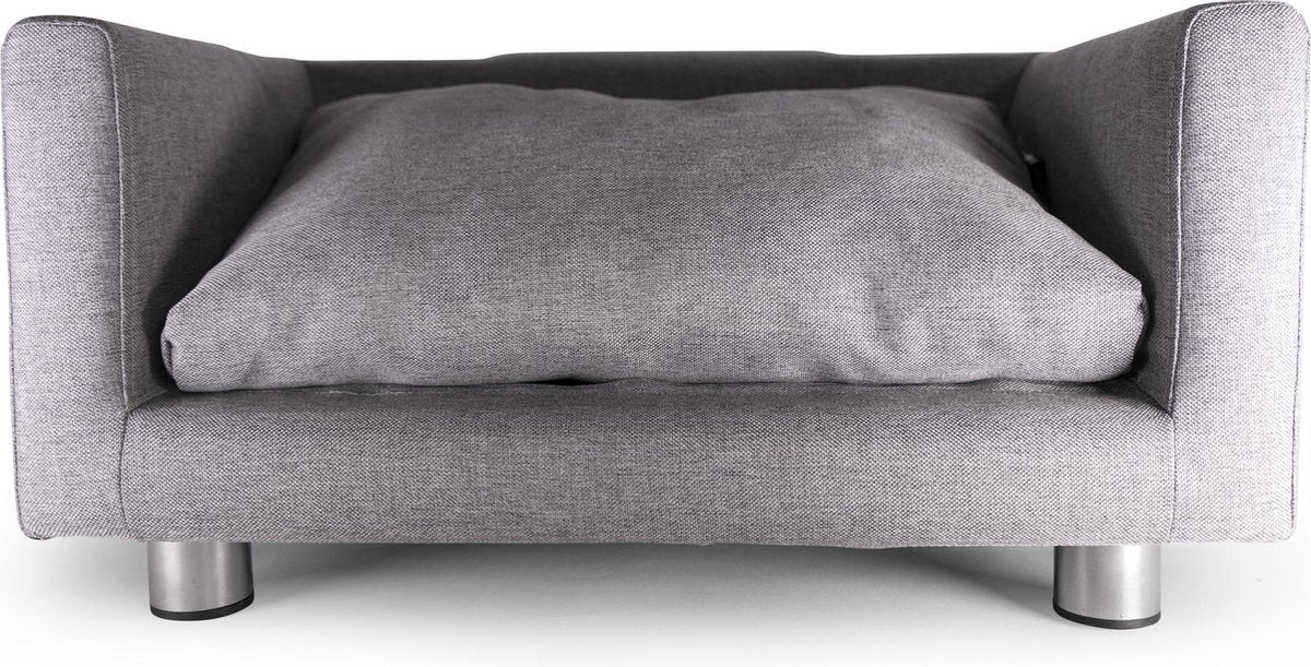 Canapé stof oscar grijs 60x36x30cm S