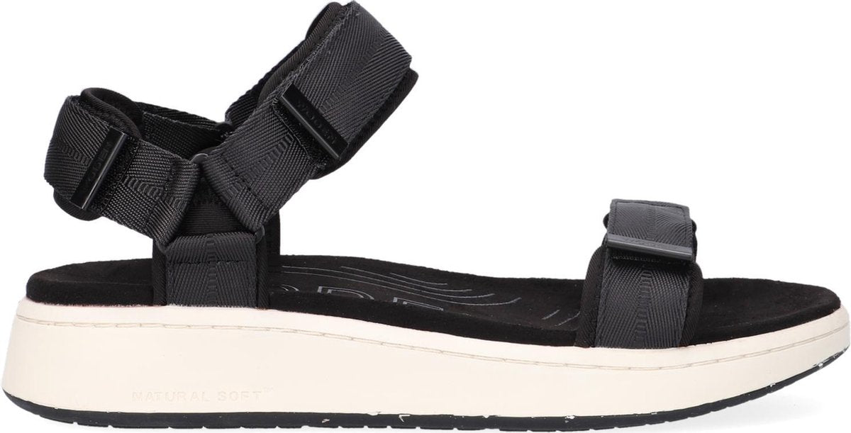Woden Line Sandalen - Dames - Zwart - Maat 39