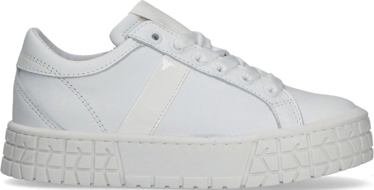 Hip H1804 Lage sneakers - Leren Sneaker - Meisjes - Wit - Maat 32