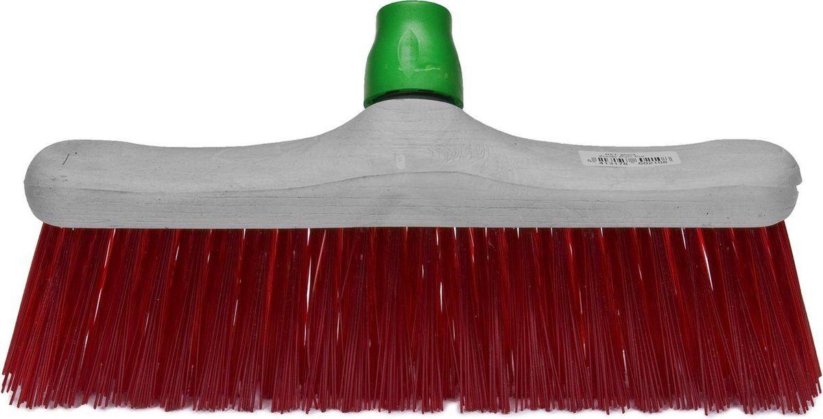 Straatbezem - Kunststof - Zuiver PVC - 30 cm