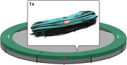 BERG beschermrand voor Favorit inground 380 cm - groen