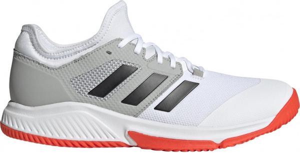 adidas Court Team Bounce - wit/oranje - maat 40 2/3