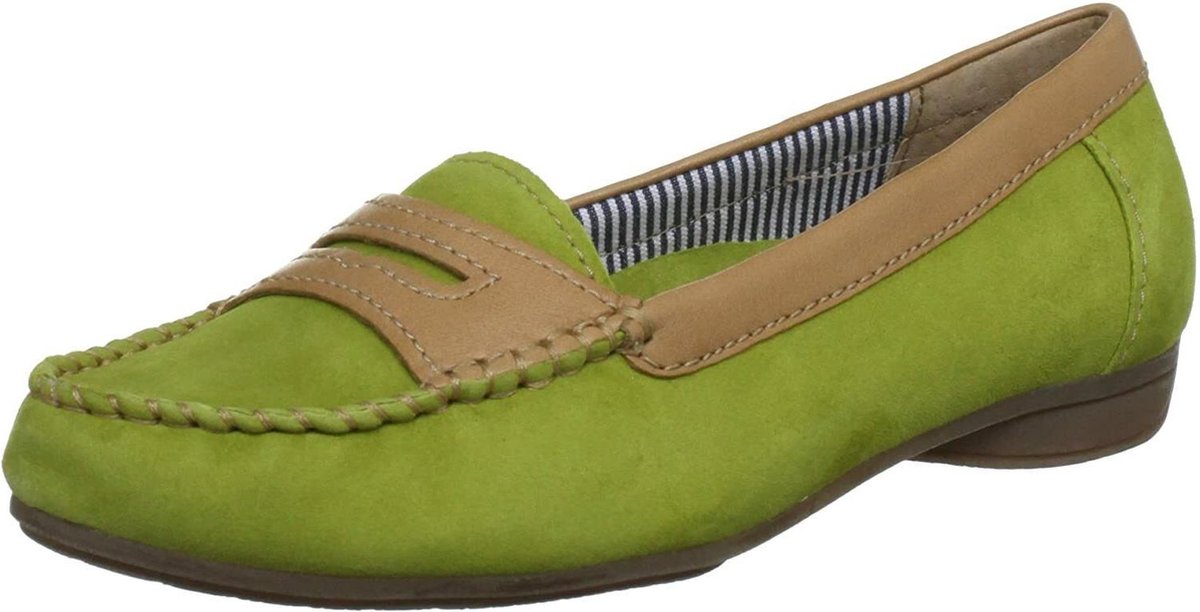 Gabor 64.210.11 dames moccasin - groen - maat 40