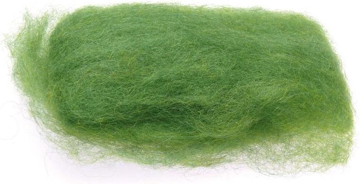 Glückskäfer Gekaarde Wol 25 Gram Groen