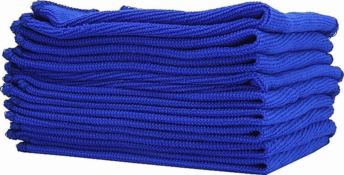 Microvezeldoek 25x25cm - Car Cleaning - Droogdoek - Krasvrij - Auto Accessoires - Schoonmaakdoek - Set van 5 Stuks