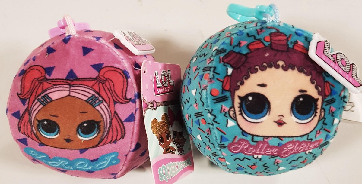 LOL SURPRISE SQUEEZSTER BAGCLIP 6 ASSORTI 8CM