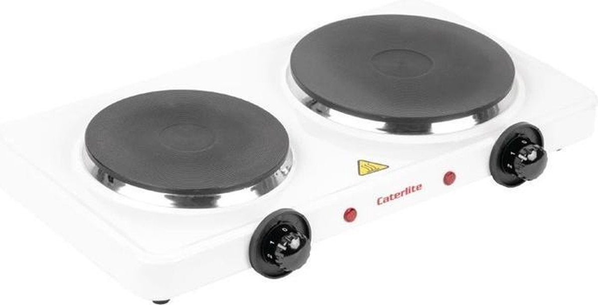 Caterlite dubbele elektrische kookplaat