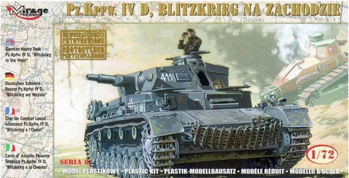 Mirage | 72854 | Pz.Kpfw. IV Asuf.D Blitzkrieg | 1:72