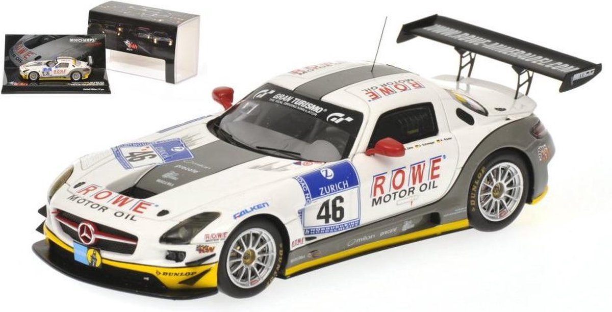 Mercedes-Benz SLS AMG GT3 #46 Rowe Racing - 24h Nürburgring 2011 - Bullitt/Zehe/Schwager/Rader - 1:43 Minichamps