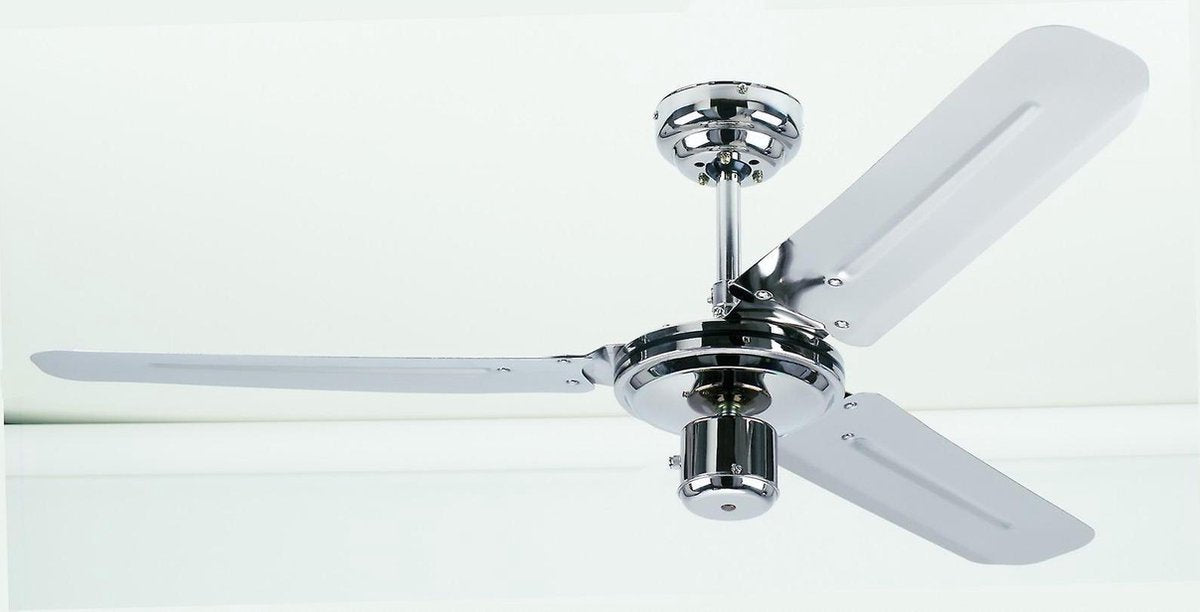 Westinghouse Industrial Plafondventilator (Ø) 122 cm Kleur ventilatorbladen: Chroom Kleur behuizing: Chroom