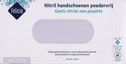 Nitril handschoenen poedervrij -  blauw