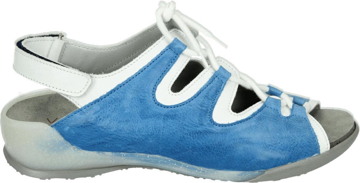 Verhulst 9351-61-46 - Volwassenen Sandalen met hakDames Sandalen - Kleur: Blauw - Maat: 37.5