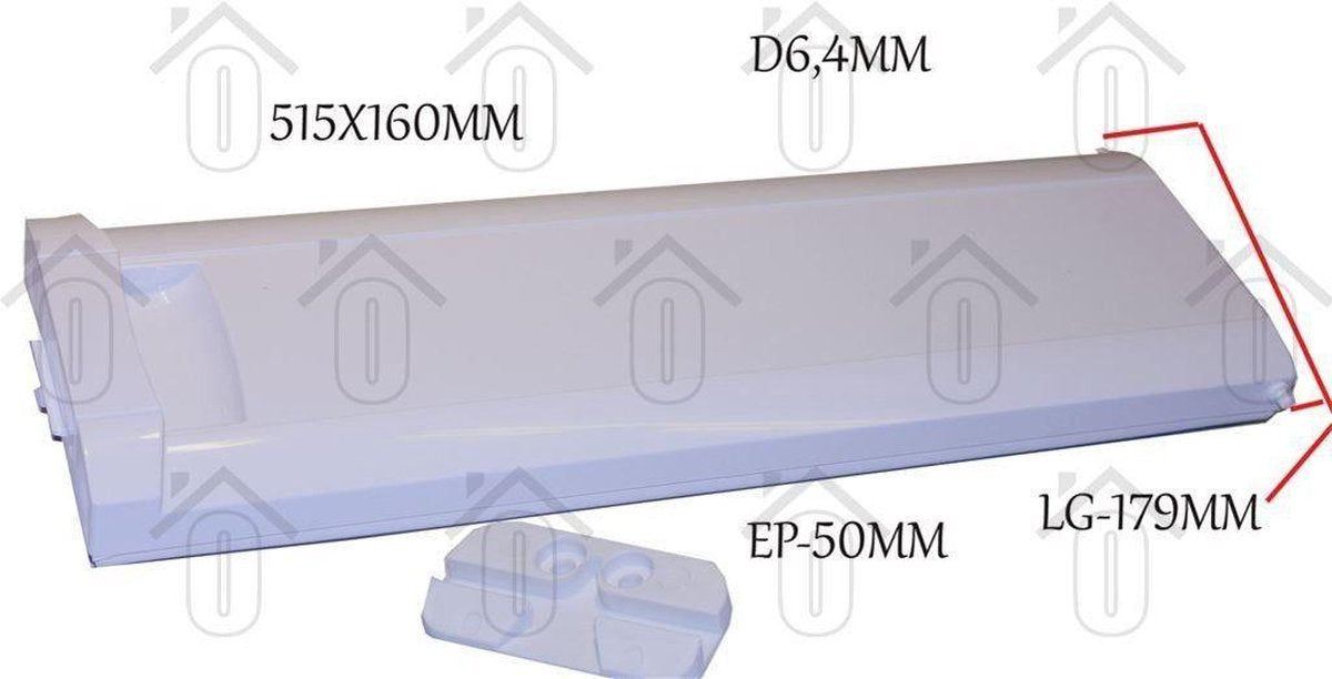 Pelgrim Deur Van vriesvak 513x160x48 OKG254 488086