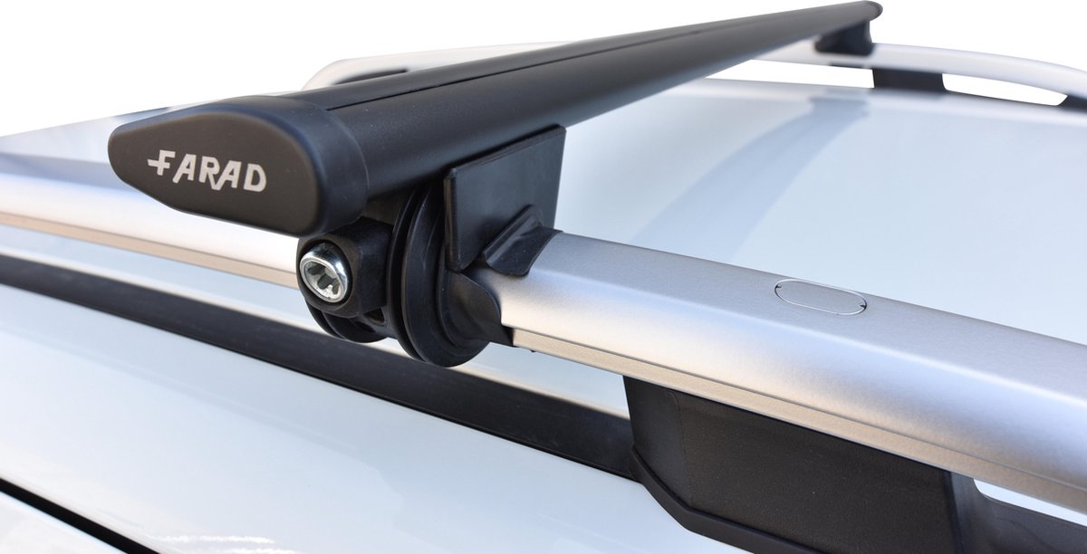 Farad Dakdragers - Suzuki SX4  2006 t/m 2013 - Open Dakrail - 100kg Laadvermogen - Aluminium - Wingbar - Zwart