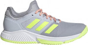 adidas Court Team Bounce Dames - grijs/geel - maat 38