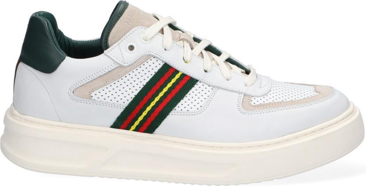 McGregor Heren Sneakers - Wit - Lage Sneakers - Leer - Veters