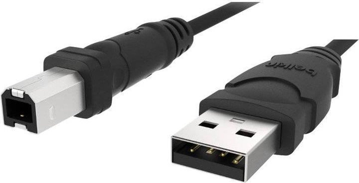 Belkin USB 2.0 A Male naar USB 2.0 B Male - 1.8 m