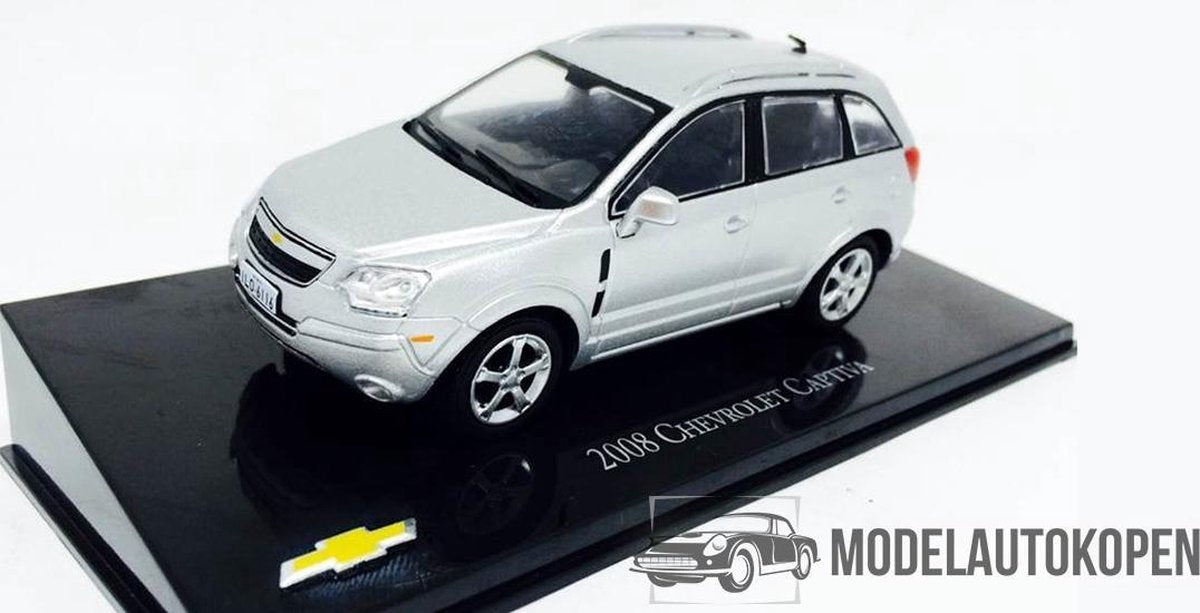 2008 Chevrolet Captiva (Zilver) 1/43 Atlas - Modelauto - Schaalmodel - Model auto