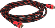Genesis - Premium High-Speed Hdmi kabel- Geschikt voor PS4/Ps3 - 3 Meter 4K V2.0 - Zwart/Rood