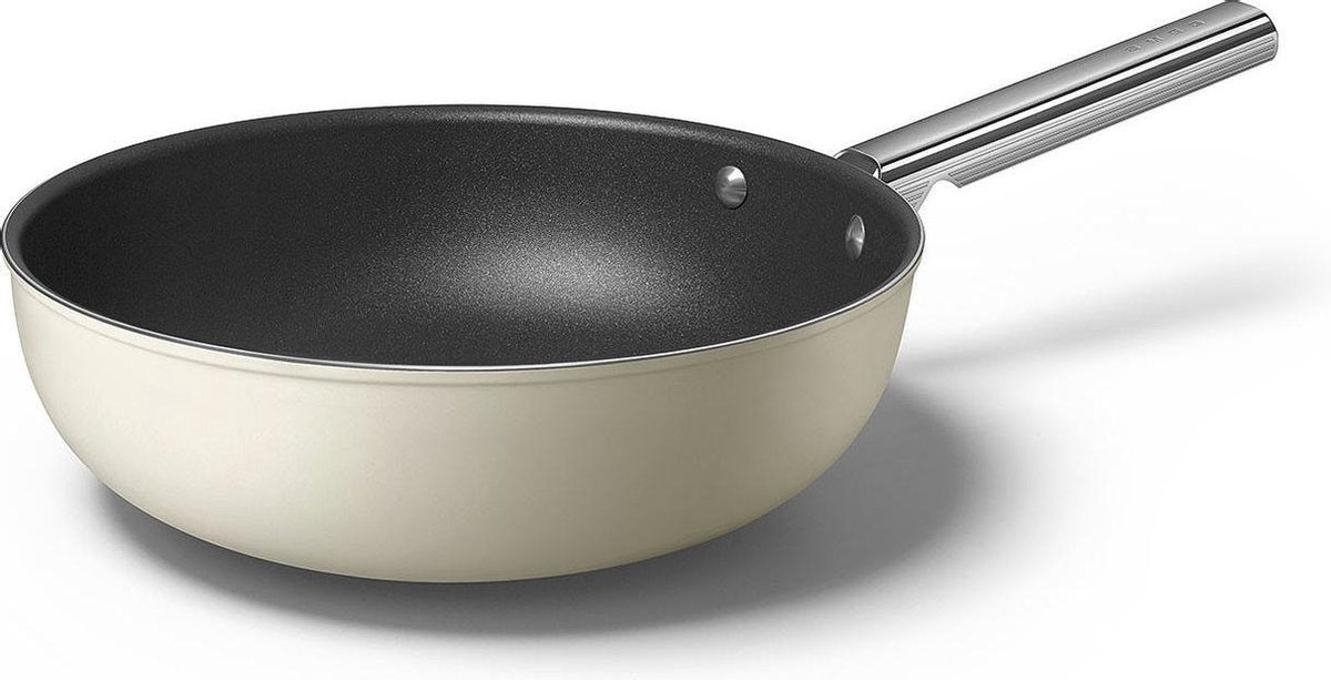 Smeg Wokpan Creme 30 cm CKFW3001CRM