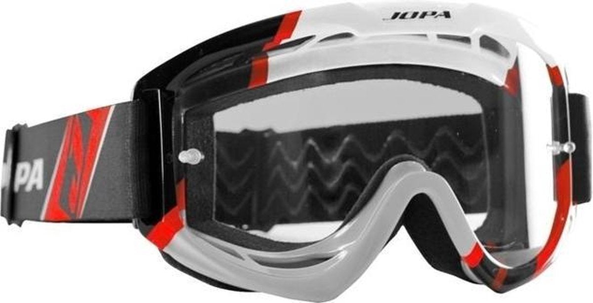 Jopa Crossbril Venom 2 Graphic zwart/wit/rood