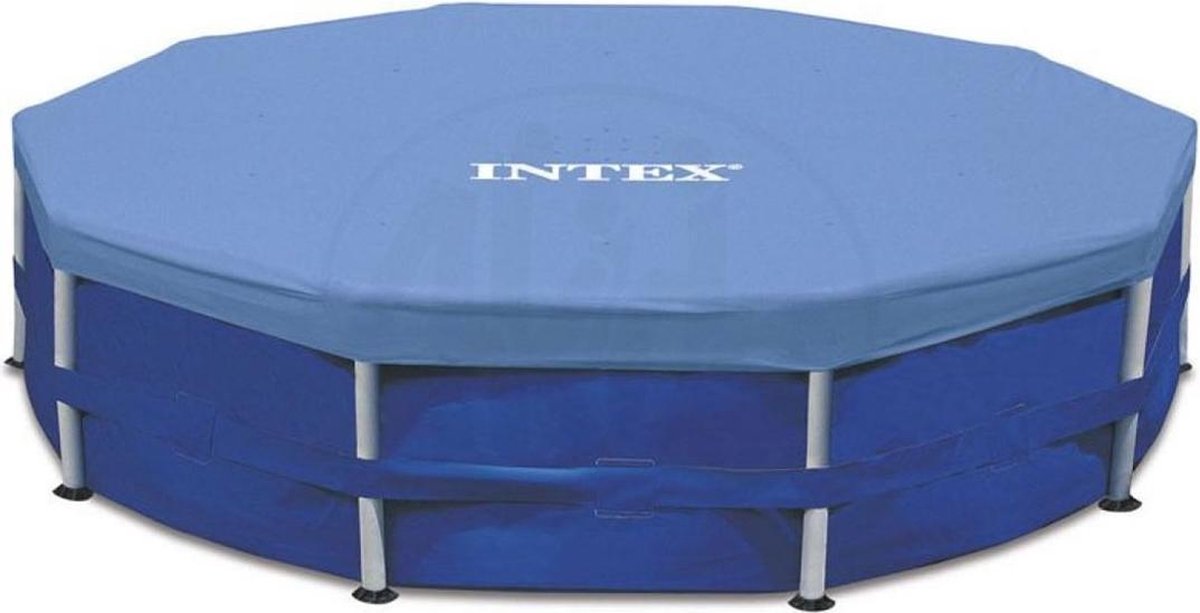 Intex Afdekzeil Opzetzwembad 457 Cm Donkerblauw