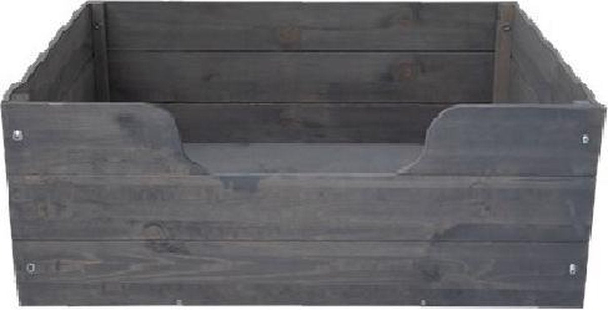 Houten Hondenmand  (middelgroot honden) (78 x 58 x 27 cm)