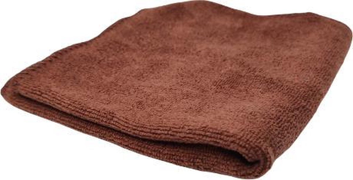barista doek - bruin - filterdrager schoonhouden - microvezel - doekje - absorberend - barista tools - barista-accessoires