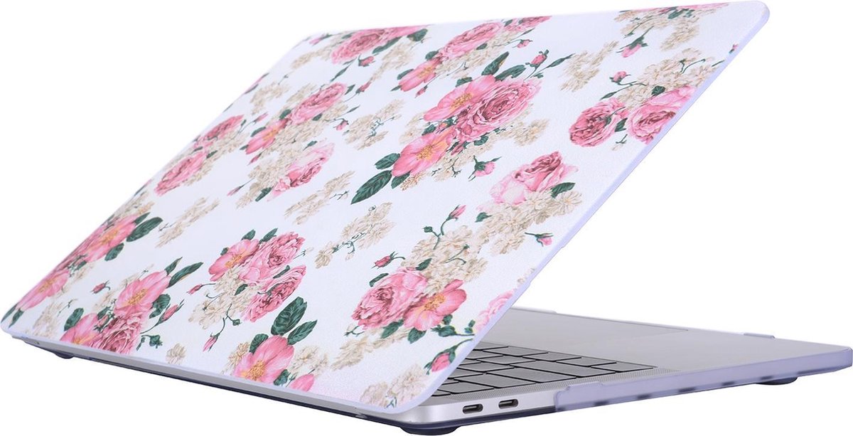 Mobigear Hardshell Case Bloemen Serie 39 Macbook Pro 15 inch Thunderbolt 3 (USB-C)