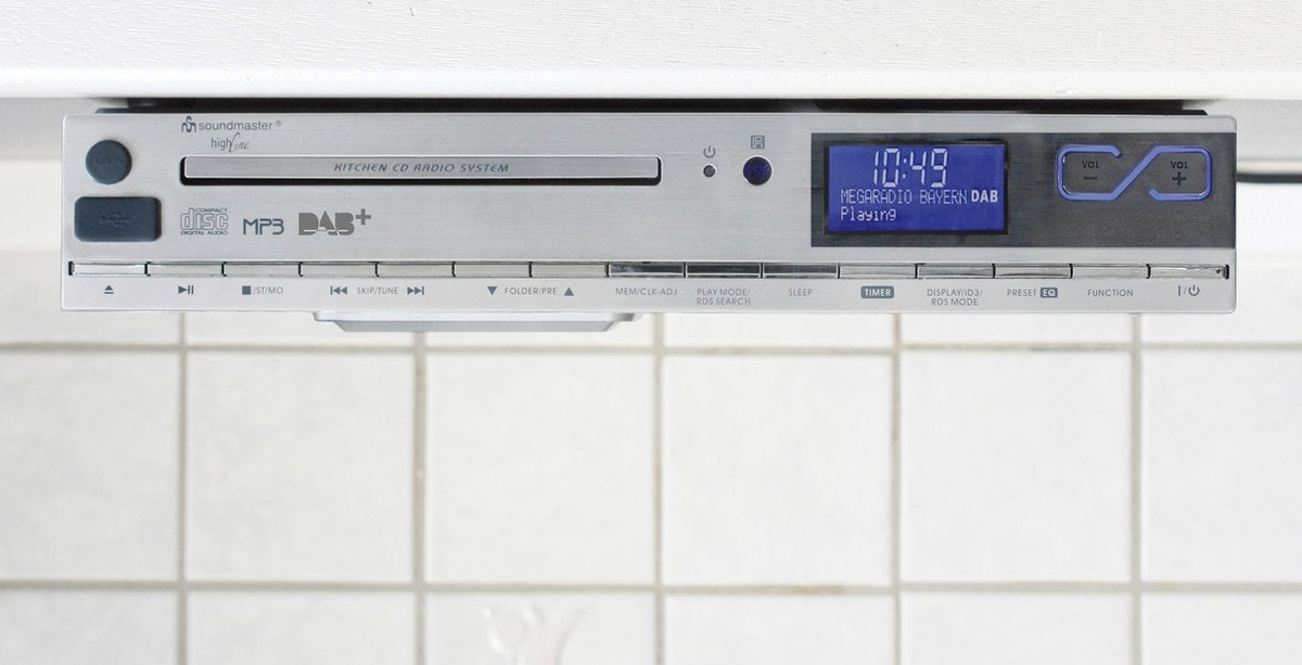 Soundmaster UR2170SI Design keuken onderbouw Music Center DAB+
