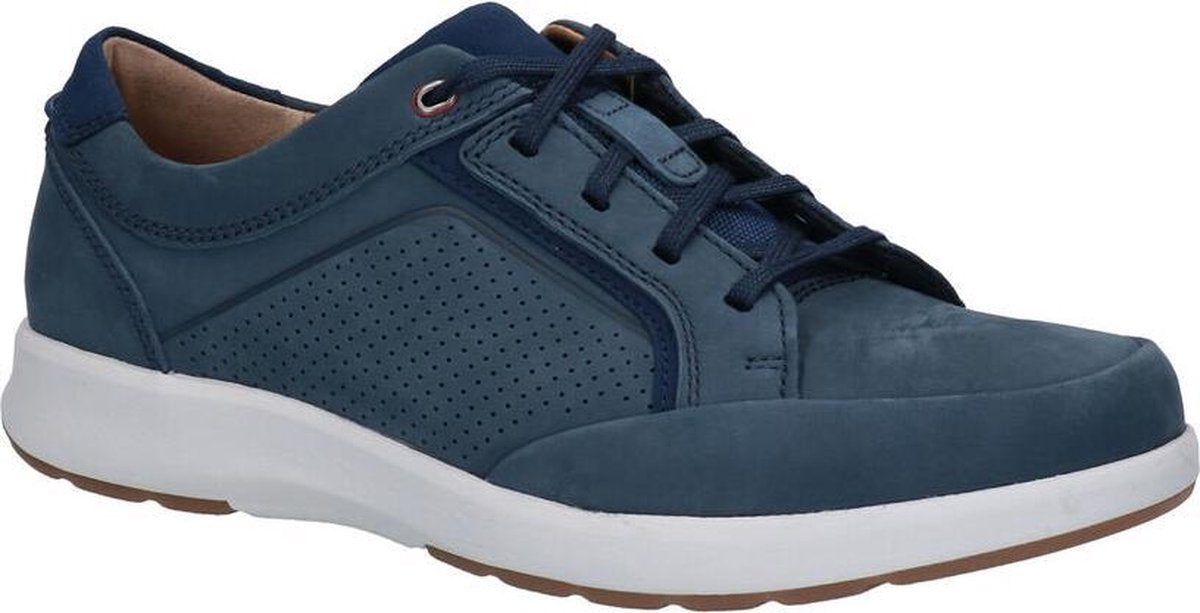 Clarks Un Trail Form Blauwe Veterschoenen Heren 41