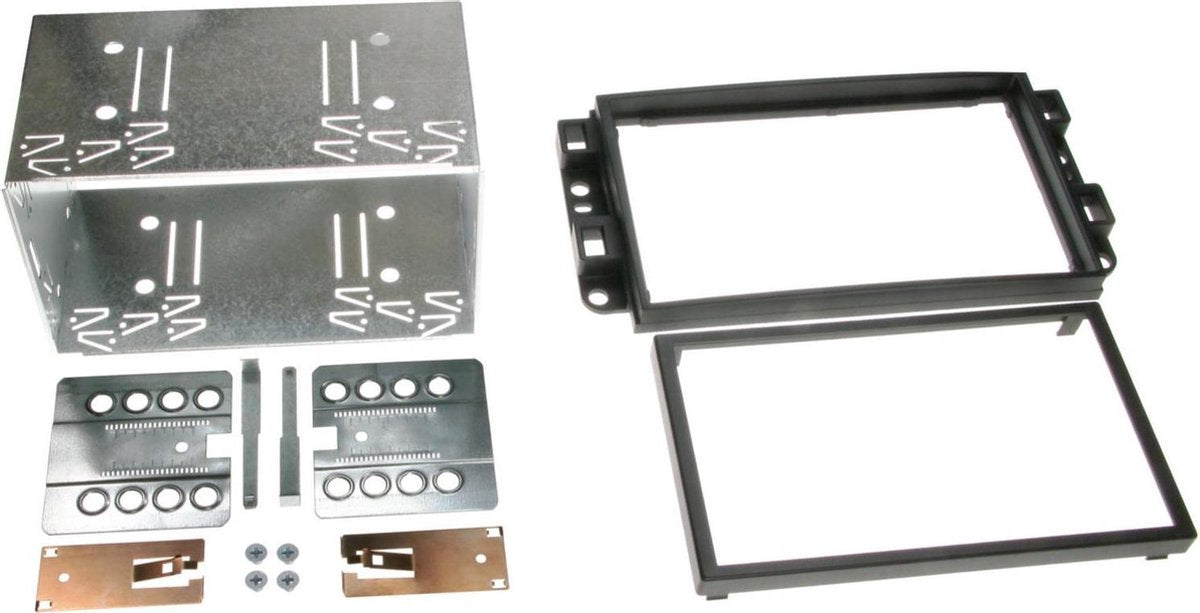 2-DIN Paneel Chevrolet Epica/ Aceo/ Captiva - Hummer H2 Kleur: Zwart