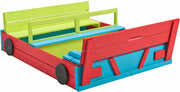 Swing King zandbak Auto 120x100x20cm - multikleur
