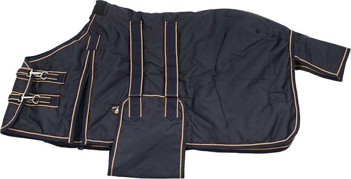 MHS Veulendeken met Buikflap 100gr. Navy 60cm