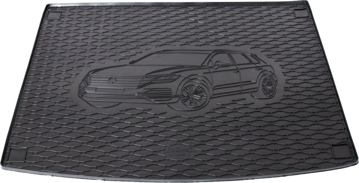 Rubber kofferbakmat met opdruk - VW Touareg vanaf 2018