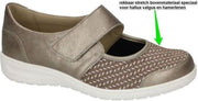 Solidus -Dames -  brons - ballerina's & mocassins - maat 36