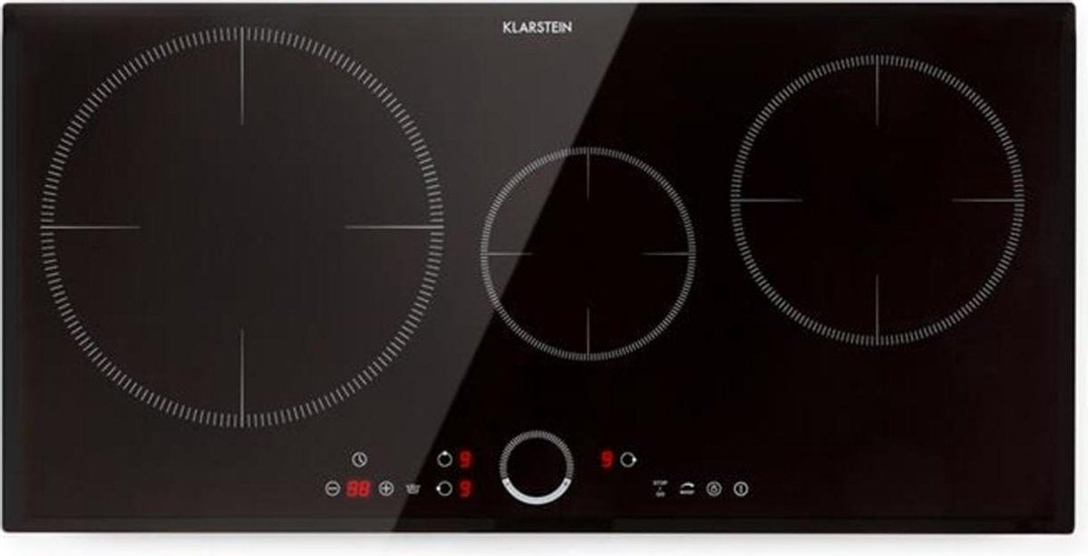 Delicatessa 80 inbouw kookplaat inductie 3 zones 7000W glaskeramiek