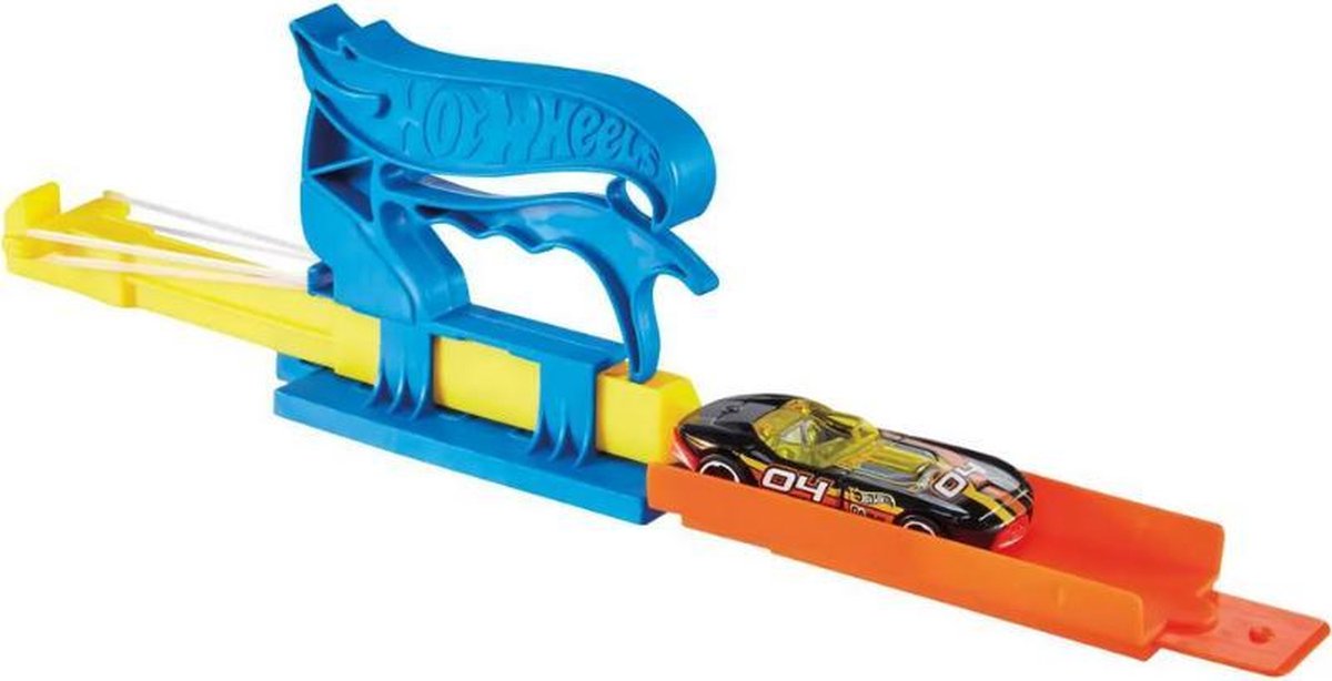 Hot Wheels Launcher blauw