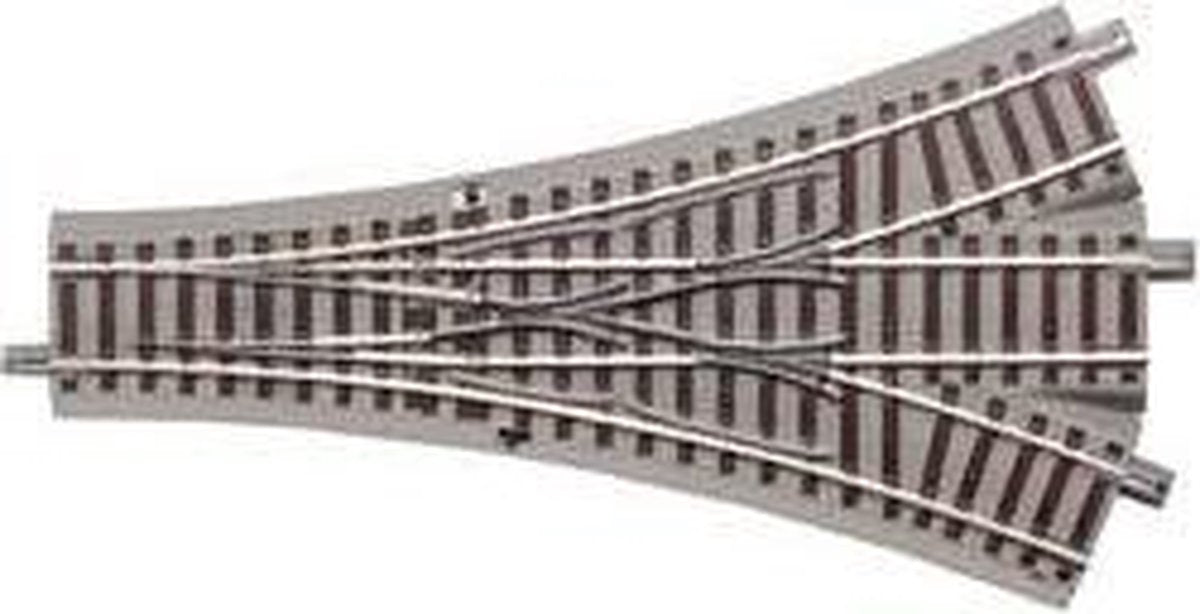 H0 Roco GeoLine (met ballastbed) 61160 Driewegwissel Zonder aandrijving