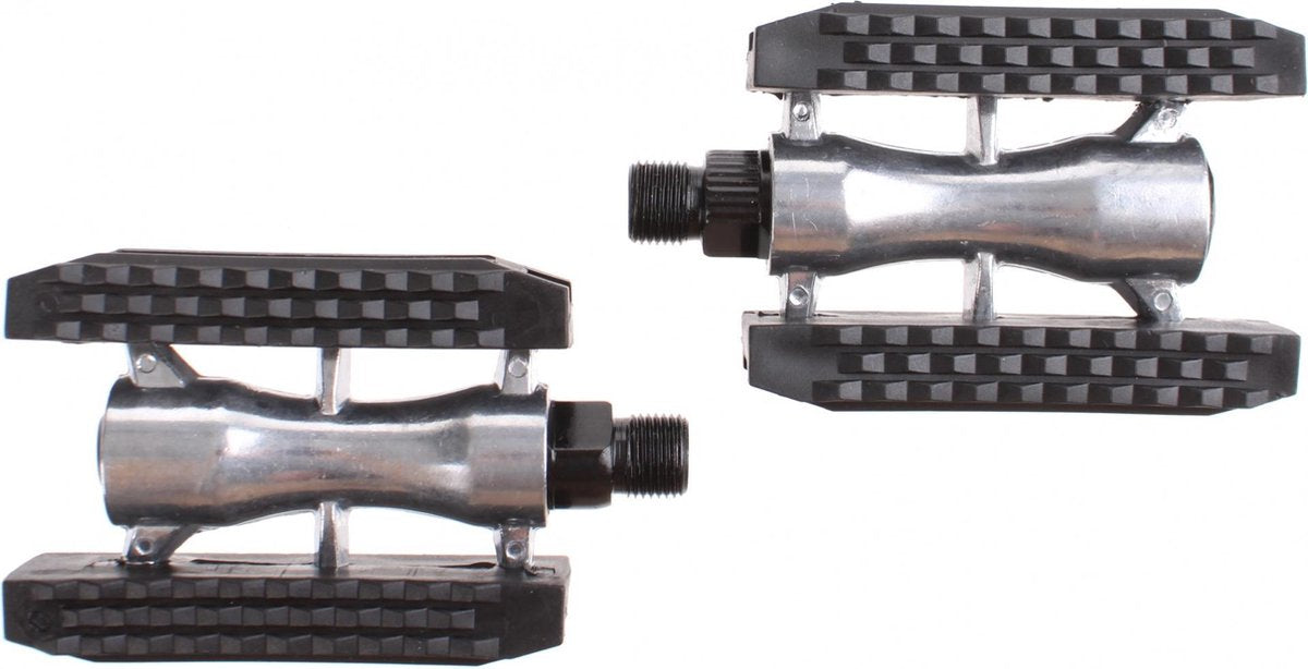 Mirage Tour Platformpedalen Antislip De Luxe Zwart/zilver 9/16 Inch