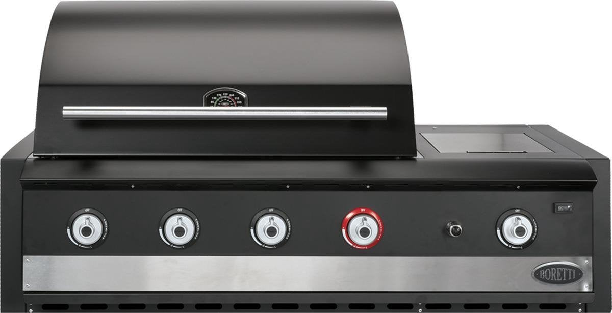Boretti Ibrido Top gas/houtskool Inbouwbarbecue Buitenkeuken