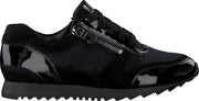 Hassia Barcelona Lage sneakers - Leren Sneaker - Dames - Zwart - Maat 41+