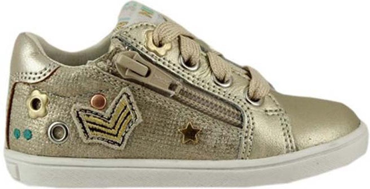 BunniesJR Viola Vroeg Meisjes Veterschoenen - Champagne - Maat 20