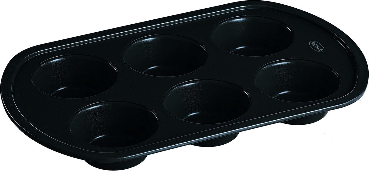 Rösle Barbecue Bakvorm voor Muffins - Geschikt voor 6 Cupcakes - 7 cm