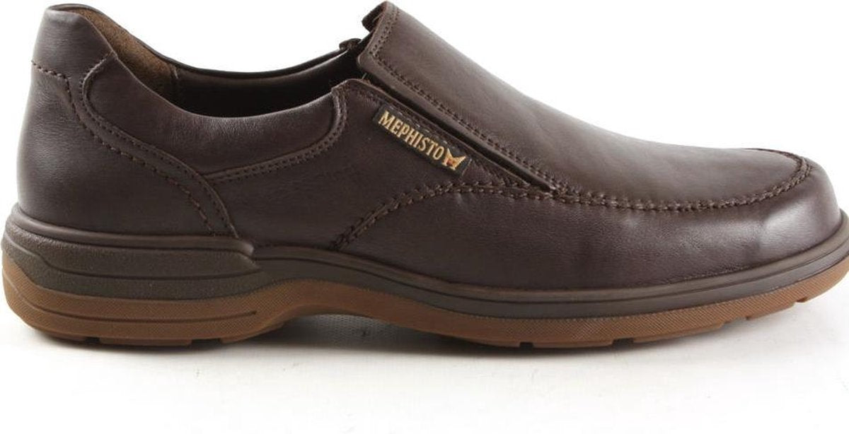 Heren Instappers & Mocassins Mephisto Davy Dark Brown Donkerbruin - Maat 44