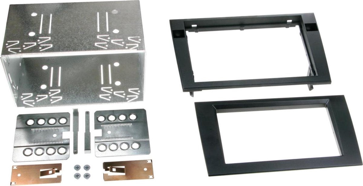 2-DIN Paneel Audi A4 - Seat Exeo - kleur: Zwart