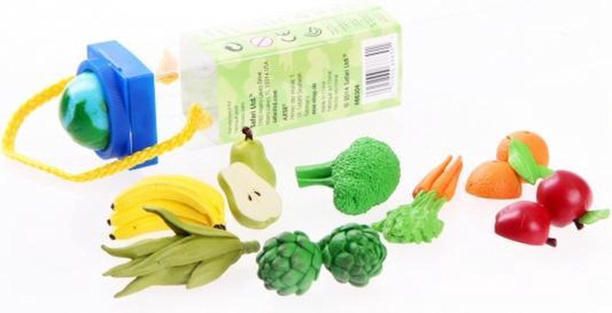 Plastic fruit en groenten 8 stuks