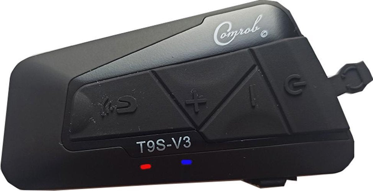 Comrob T9S-V3  - Motor intercom communicatiesysteem - Bluetooth - 1300 Meter - 1 Stuk(s)